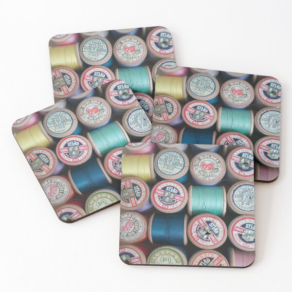 Item preview, Vintage Pastels Sewing Thread designed and sold by A Little Bit Ludo.