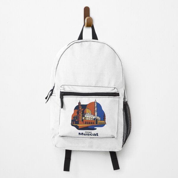 Item preview, Muscat Grand Mosque Bold Retro Graphic Travel Art designed and sold by Inkworksbyshery.