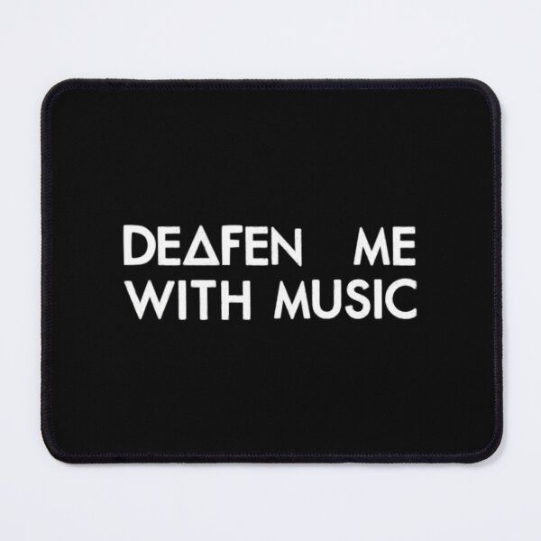 Item preview, Deafen Me With Music (White) designed and sold by StackItHighf.