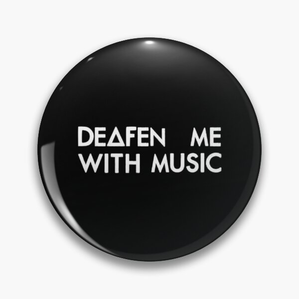 Item preview, Deafen Me With Music (White) designed and sold by StackItHighf.