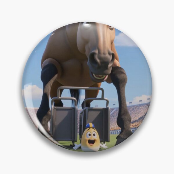 Item preview, Egg Character Racing the World's Fastest Horse - Funny Cartoon Art, Scene 1 designed and sold by HappyEggyShop.
