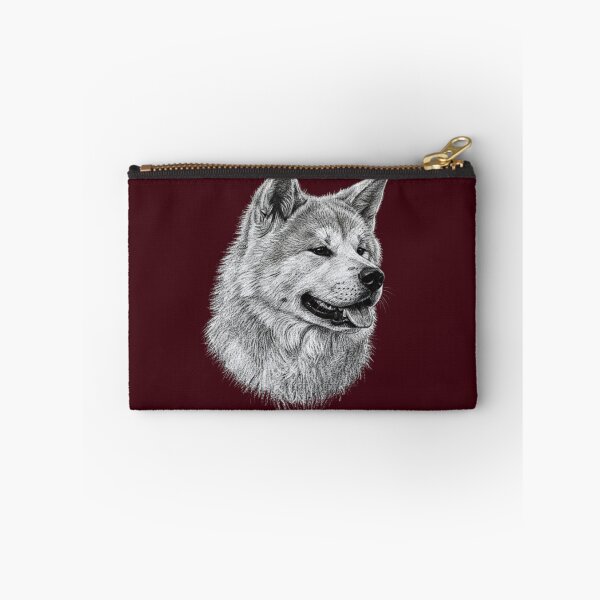 Item preview, Akita Inu Dog Breed Chalk Sketch Portrait designed and sold by Exquisite Design Studio „Paculówka”.