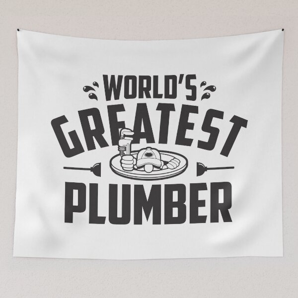 Item preview, World's Greatest Plumber - Funny Design  designed and sold by Vector-Artist.