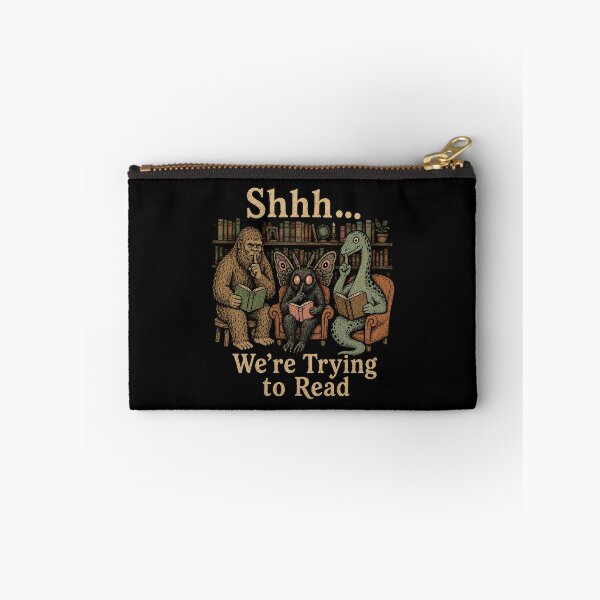 Item preview, Shhh We're Trying to Read Cryptid designed and sold by CelidaBonde.