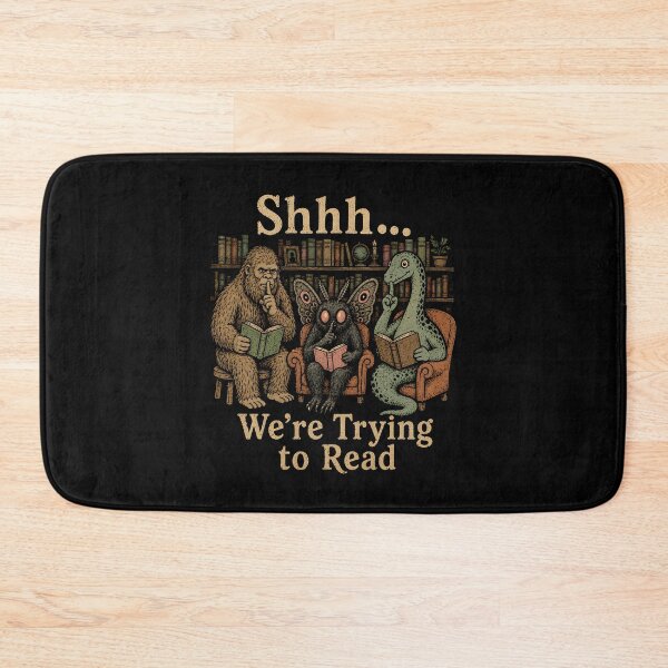 Item preview, Shhh We're Trying to Read Cryptid designed and sold by CelidaBonde.