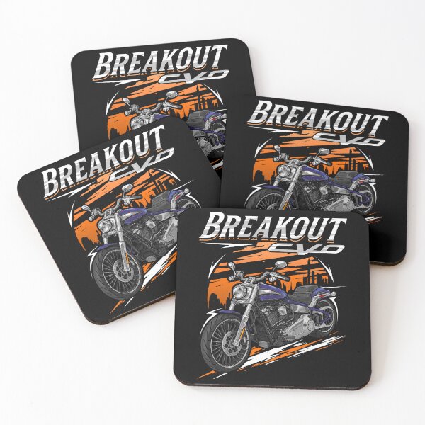 Item preview, Motorcycle Breakout CVO 2014 Candy Cobalt & Molten Silver for Motorcycle Riders designed and sold by MotoApparelHub.