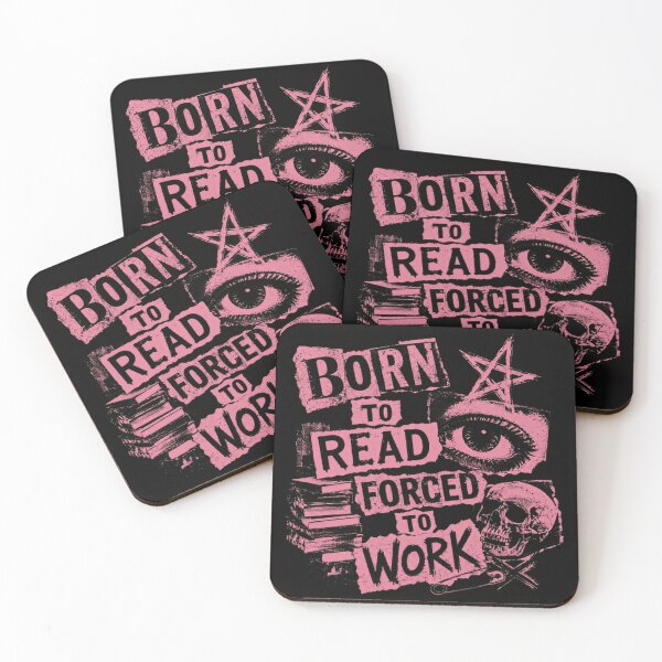 Item preview, Born To Read Forced To Work Book Lover Anti Work Reader designed and sold by RetroMini2026.