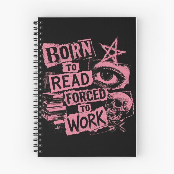 Item preview, Born To Read Forced To Work Book Lover Anti Work Reader designed and sold by RetroMini2026.