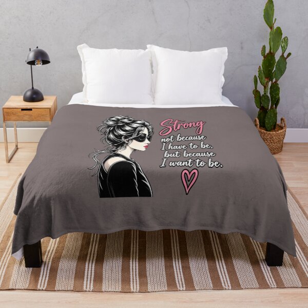 Item preview, Strong and Brave Floral Portrait designed and sold by FABIOLA1970.