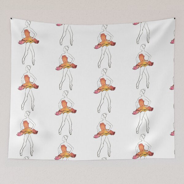 Item preview, Ballerina Figure Watercolor  designed and sold by LUCIHOMES.