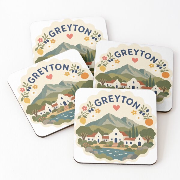 Item preview, Greyton South Africa Travel Souvenir Modern Folk Art designed and sold by VisualArtsOasis.