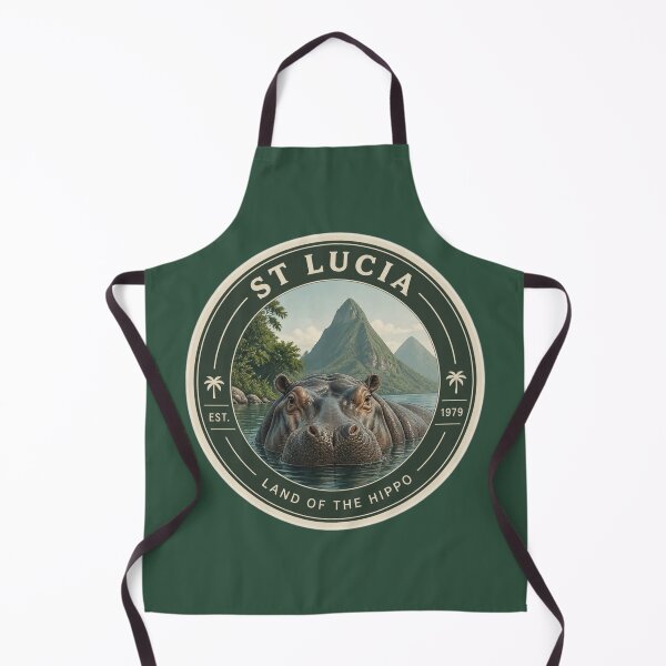 Item preview, St Lucia Hippo Badge – iSimangaliso Wetland Park Wildlife Emblem designed and sold by The Digital Compass.