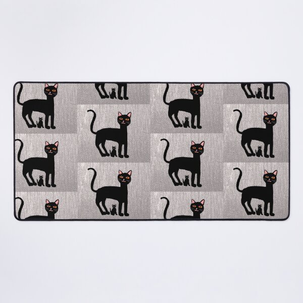 Item preview, Two Black Cats Against Textured Background designed and sold by Elaine M Hayward .