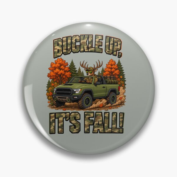 Item preview, Buckle Up, It’s Fall! – Funny Deer Pickup Truck T-Shirt designed and sold by Aimetoi.