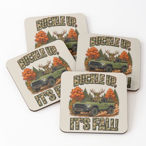 Item preview, Buckle Up, It’s Fall! – Funny Deer Pickup Truck T-Shirt designed and sold by Aimetoi.