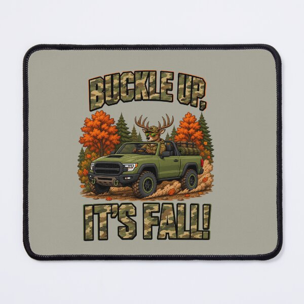 Item preview, Buckle Up, It’s Fall! – Funny Deer Pickup Truck T-Shirt designed and sold by Aimetoi.