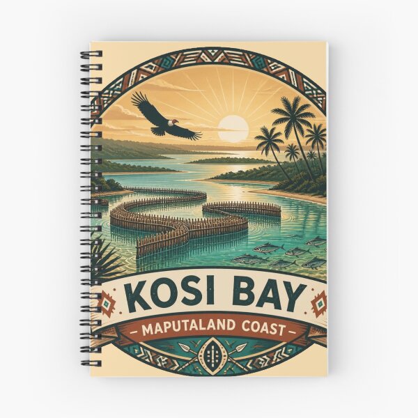 Item preview, Kosi Bay – Maputaland Coast Travel Sticker designed and sold by The Digital Compass.