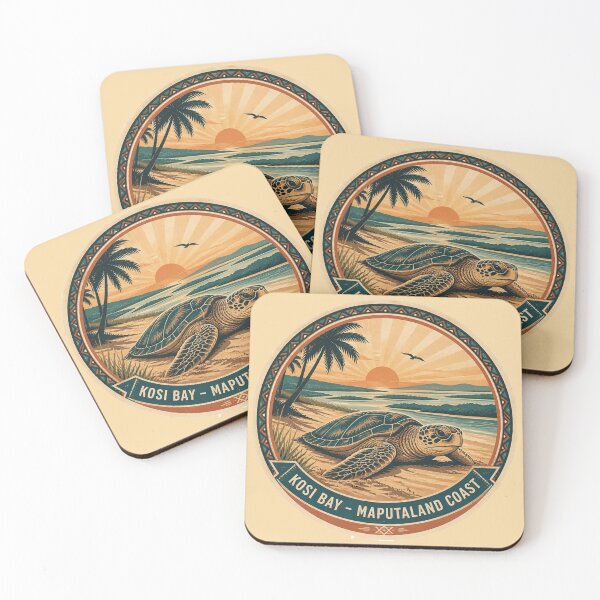 Item preview, Kosi Bay – Maputaland Coast Travel Sticker designed and sold by The Digital Compass.