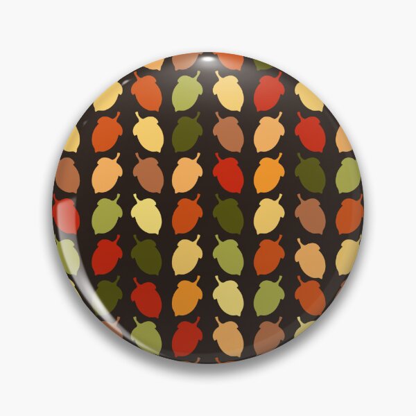 Item preview, Colorful Autumn Acorn Pattern designed and sold by UnhingedBird.