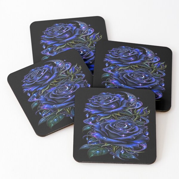 Item preview, Midnight Cosmic Roses – Gothic Celestial Romance designed and sold by TroviTutto.