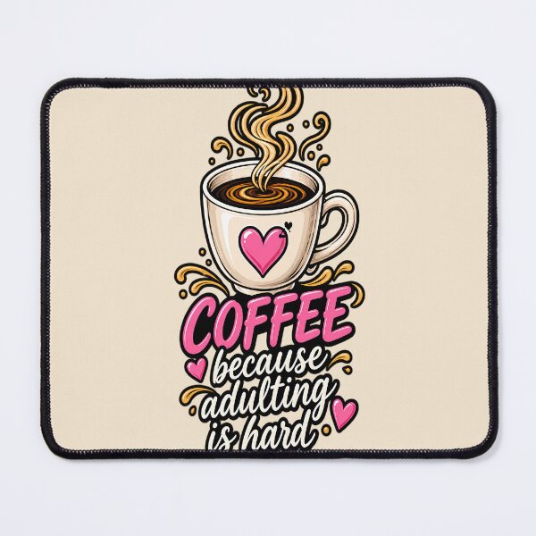 Item preview, Coffee Because Adulting Is Hard designed and sold by FABIOLA1970.