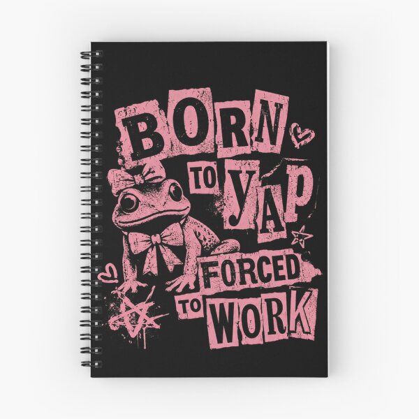 Item preview, Born To Yap Forced To Work Frog Lover Sarcastic Work Humor designed and sold by RetroMini2026.