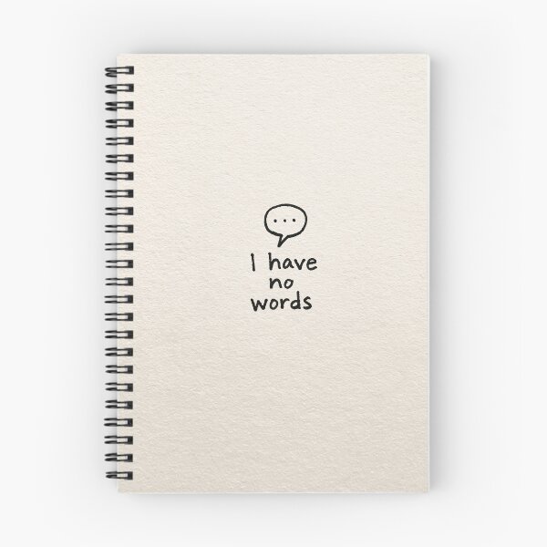 Item preview, I Have No Words - Funny Speech Bubble Minimalist Art designed and sold by lautir.