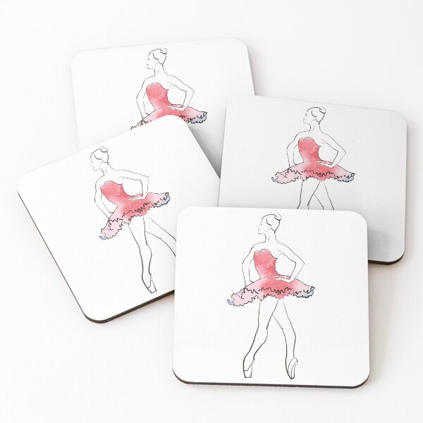 Item preview, Ballerina Figure Watercolor Illustration designed and sold by LUCIHOMES.