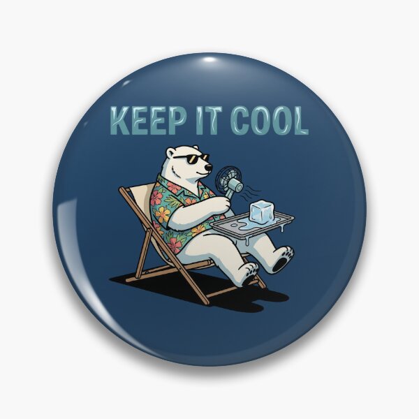 Item preview, Polar Bear In Hawaiian Shirt Keep It Cool DIY AC designed and sold by Rare By Hero.