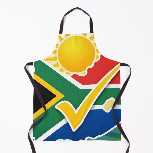 Item preview, South Africa Sunburst Map Sticker designed and sold by The Digital Compass.