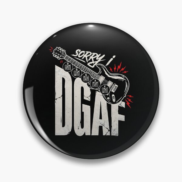Item preview, Sorry I DGAF Guitar Shirt Funny Guitar Chord Humor designed and sold by Redgiant87x.