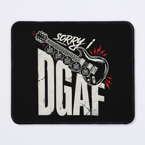 Item preview, Sorry I DGAF Guitar Shirt Funny Guitar Chord Humor designed and sold by Redgiant87x.