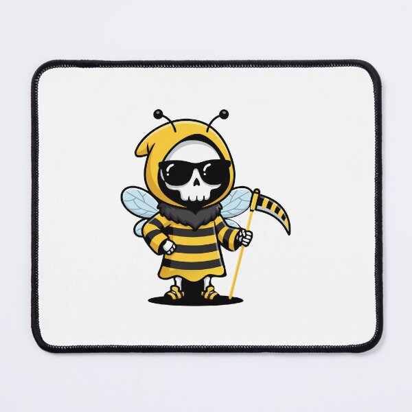 Item preview, Cute Chibi Grim Reaper Bumble Bee Costume Kawaii Skull designed and sold by Cipher & Soul.