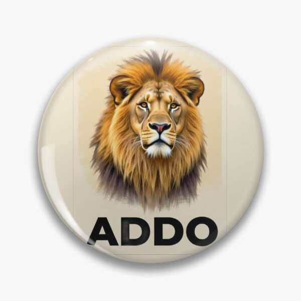 Artikelvorschau, Addo-Löwen-Aufkleber – Afrikanische Wildtierkunst entworfen und verkauft von The Digital Compass.