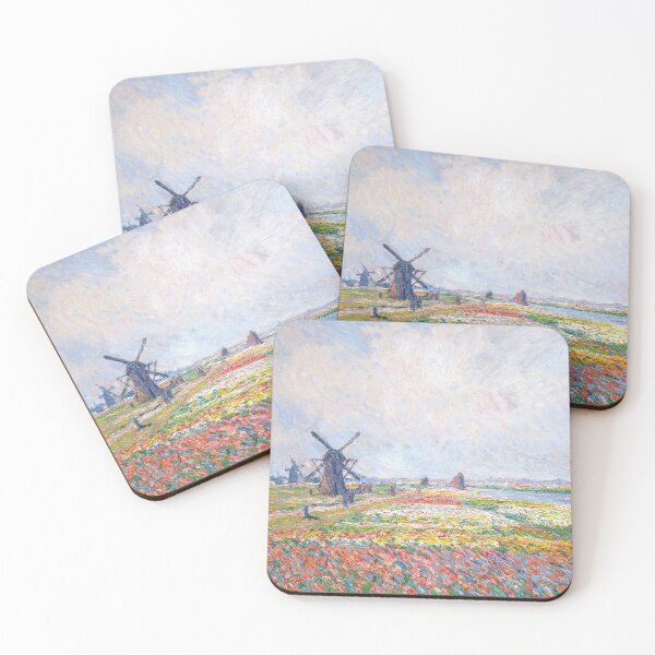 Item preview, Tulip Fields near The Hague classical masterpiece fine art painting by Claude Monet designed and sold by Jéanpaul  Ferro.
