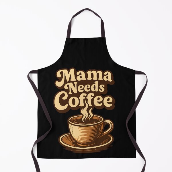 Item preview, Mama Needs Coffee Retro Steaming Cup Vintage Motherhood Typography designed and sold by Photo-Sphere101.