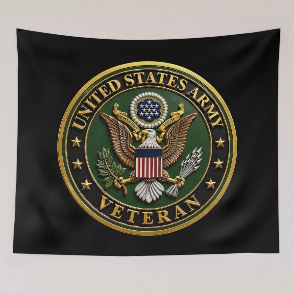 Item preview, Army - US Army Veteran - 3D - Enhanced designed and sold by Military Insignia Products.