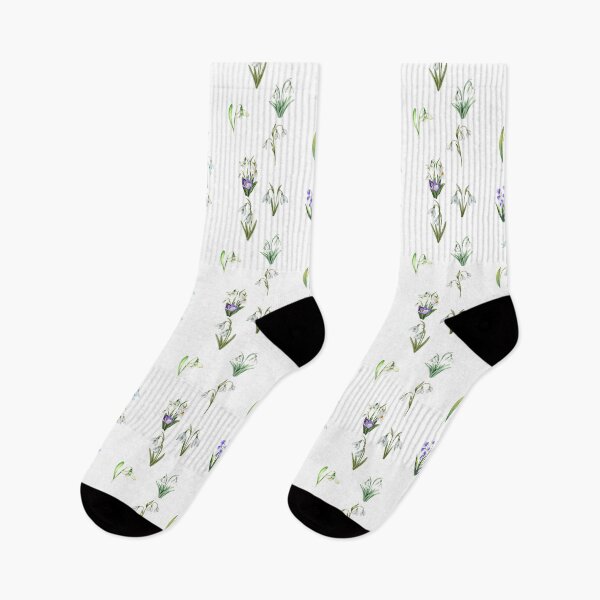 Item preview, Watercolor Delicate Snowdrop Flowers  designed and sold by silviaol.