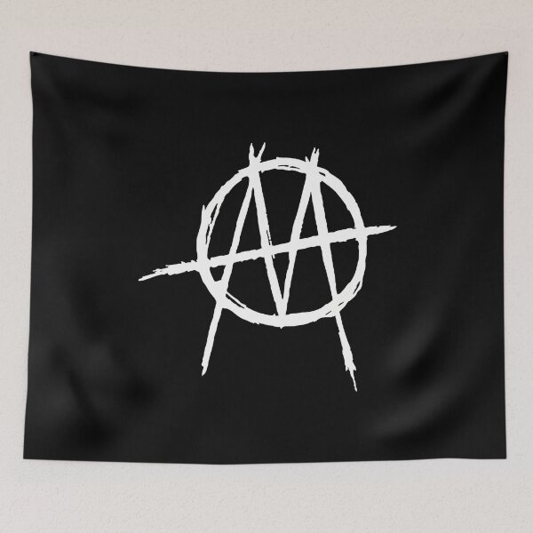 Item preview, Anarchy Symbol Hand Drawn Edgy Rebel -36 designed and sold by ChevalierIzyy.
