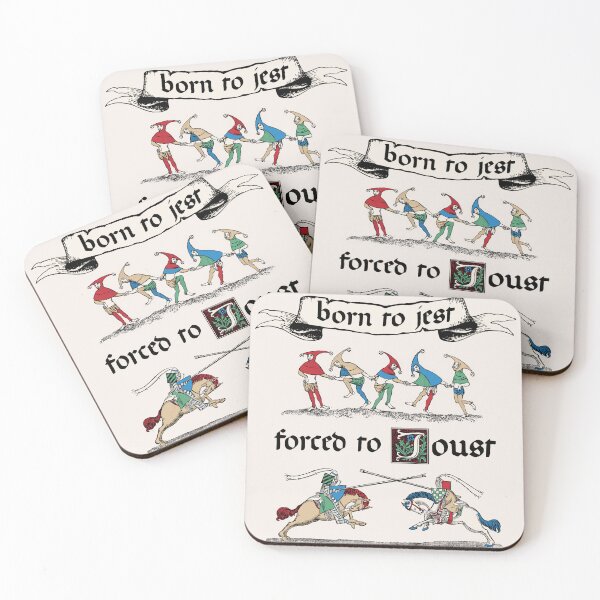 Item preview, Born to Jest forced to Joust designed and sold by snazzyseagull.
