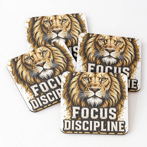 Item preview, Lion Focus Discipline Success designed and sold by FABIOLA1970.