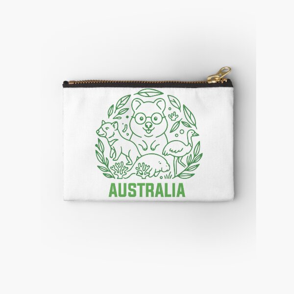 Item preview, Australian Wildlife Green designed and sold by Wolagno.