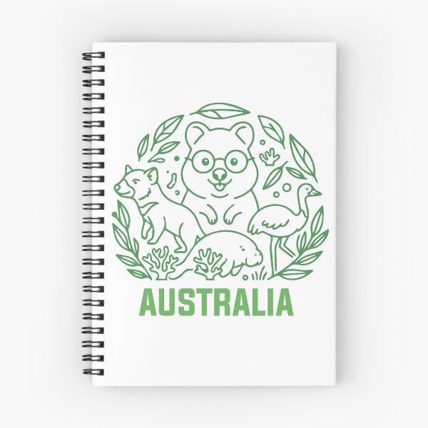 Item preview, Australian Wildlife Green designed and sold by Wolagno.