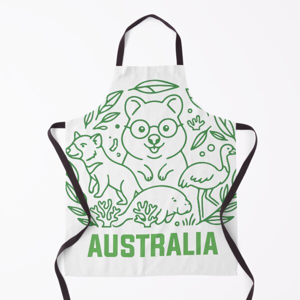 Item preview, Australian Wildlife Green designed and sold by Wolagno.