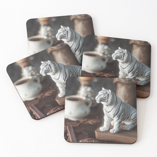 Item preview, Rustic Still Life – White Tiger, Dark Chocolate and Warm Coffee designed and sold by TreatLLC.