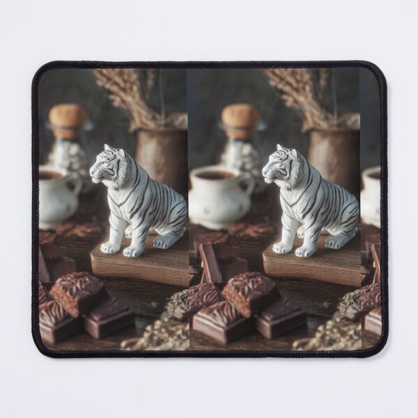 Item preview, Rustic Still Life – White Tiger, Dark Chocolate and Warm Coffee designed and sold by TreatLLC.
