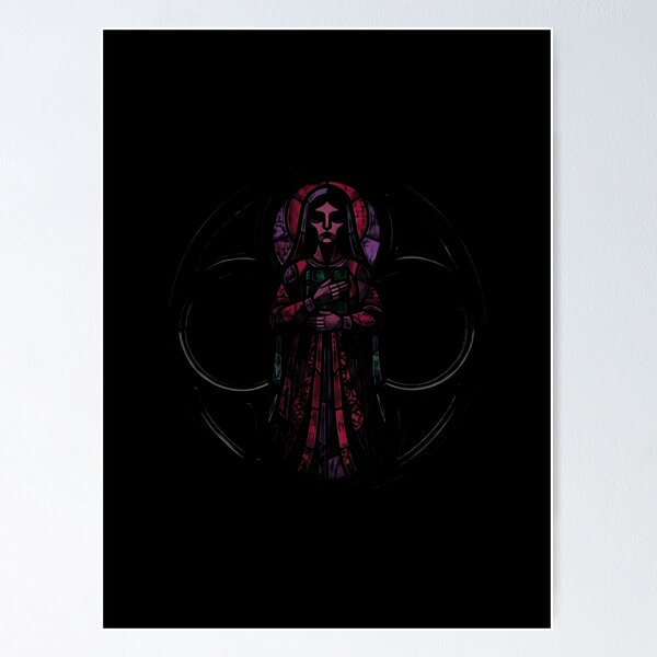 Item preview, Mom The Binding of Isaac Stained Glass Video Game Streetwear Tee designed and sold by Senpaiwaves.