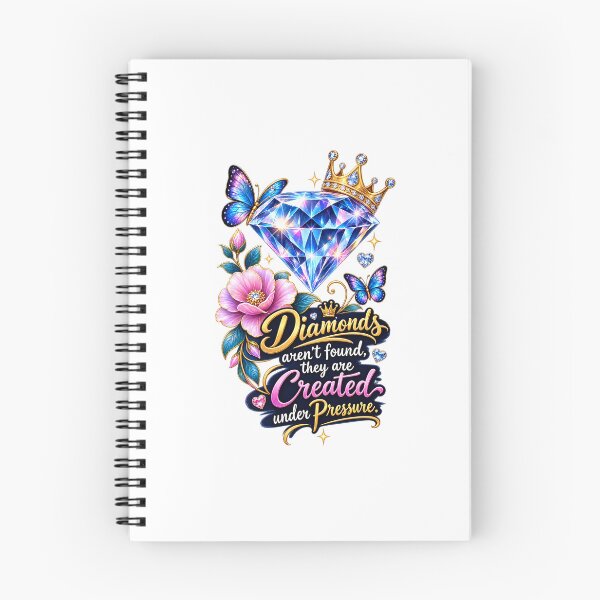 Item preview, Diamonds Are Created Under Pressure Sticker | Inspirational Quote | Luxury Diamond Motivation Art designed and sold by Ishratparween11.