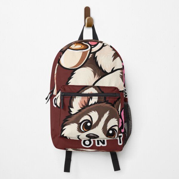 Item preview, Coffee On The Go Funny Husky Puppy Running With Coffee Cup Design designed and sold by RobertArt08.