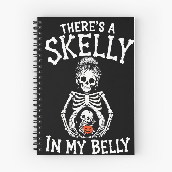 Item preview, There's a Skelly in My Belly Halloween Pregnancy Announcement designed and sold by Maniutek.